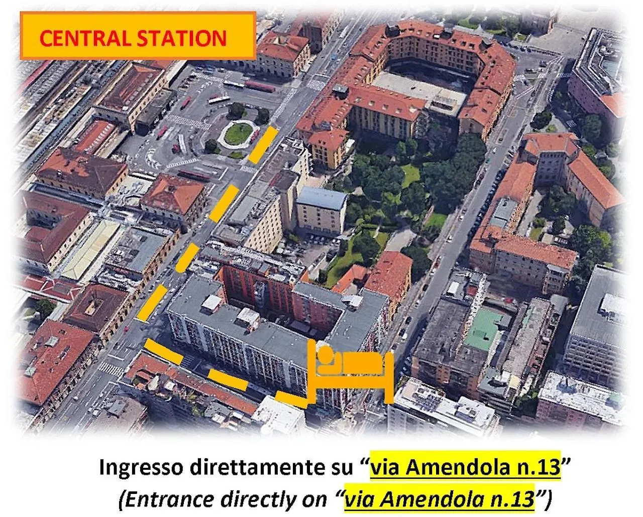 La Camera Bologna-Stazione Affittaly Rooms 0*, Bologne